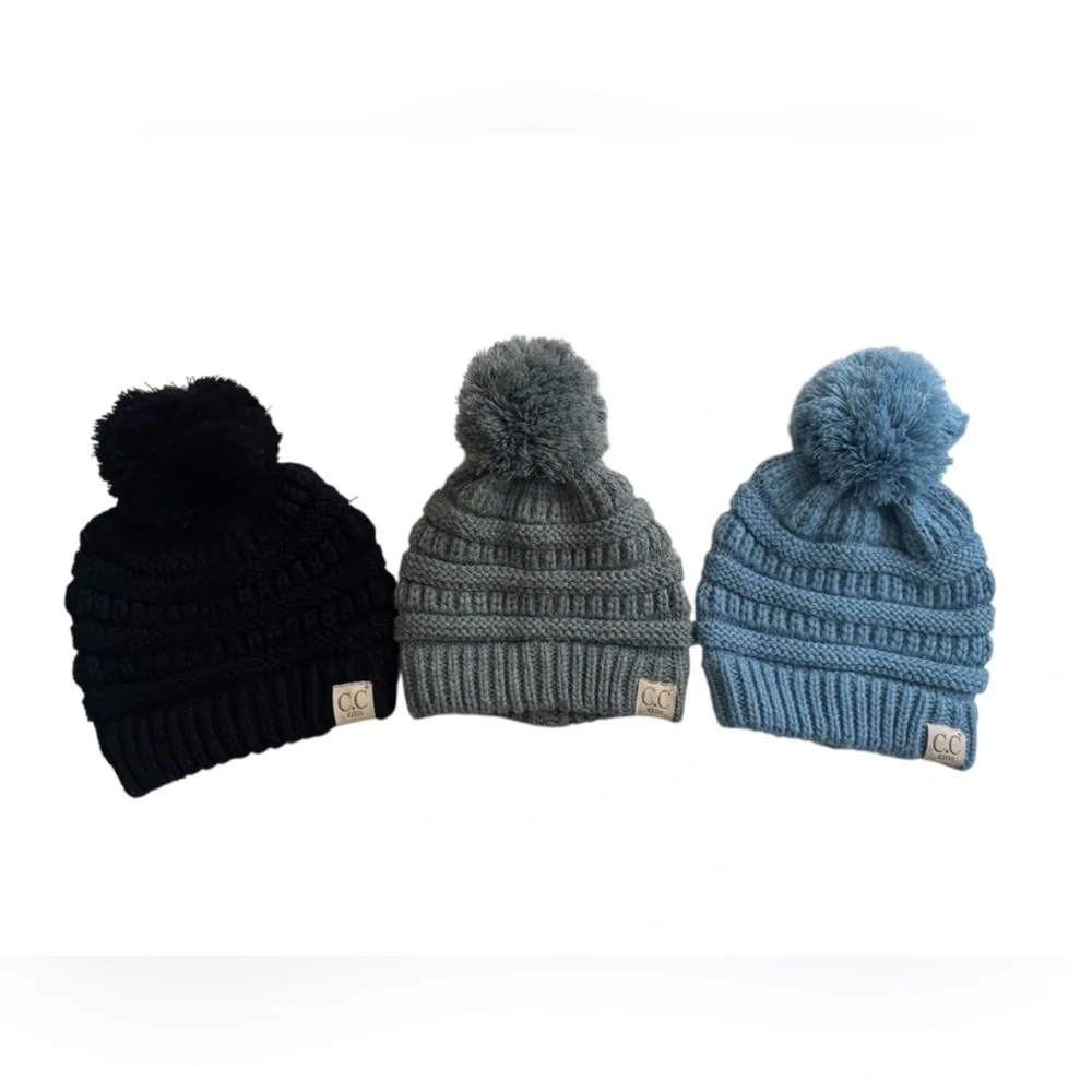 C.C Kids beanies (3)
